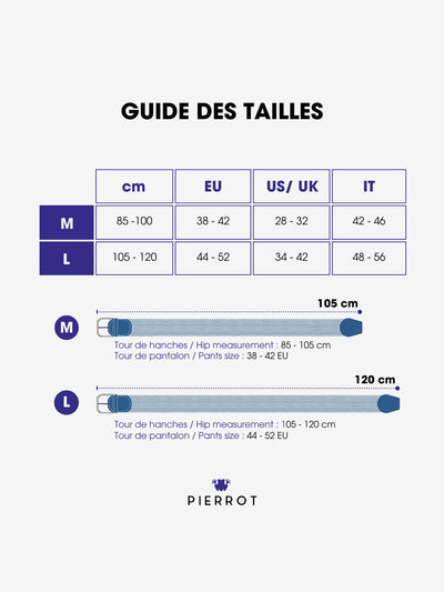 Ceinture tressée - Pierrot