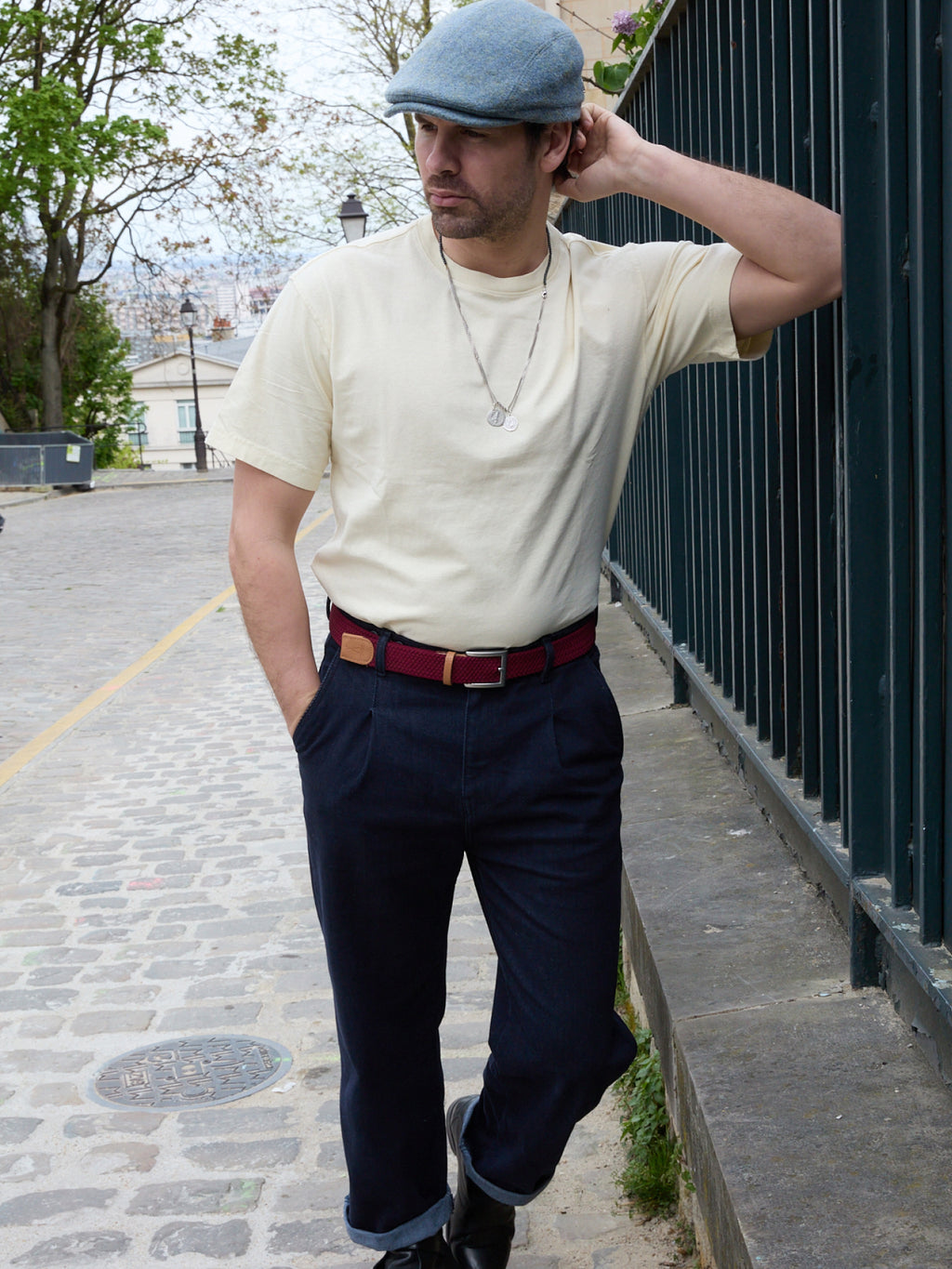 Ceinture Tressée Bordeaux Pierrot x Vertical - Pierrot
