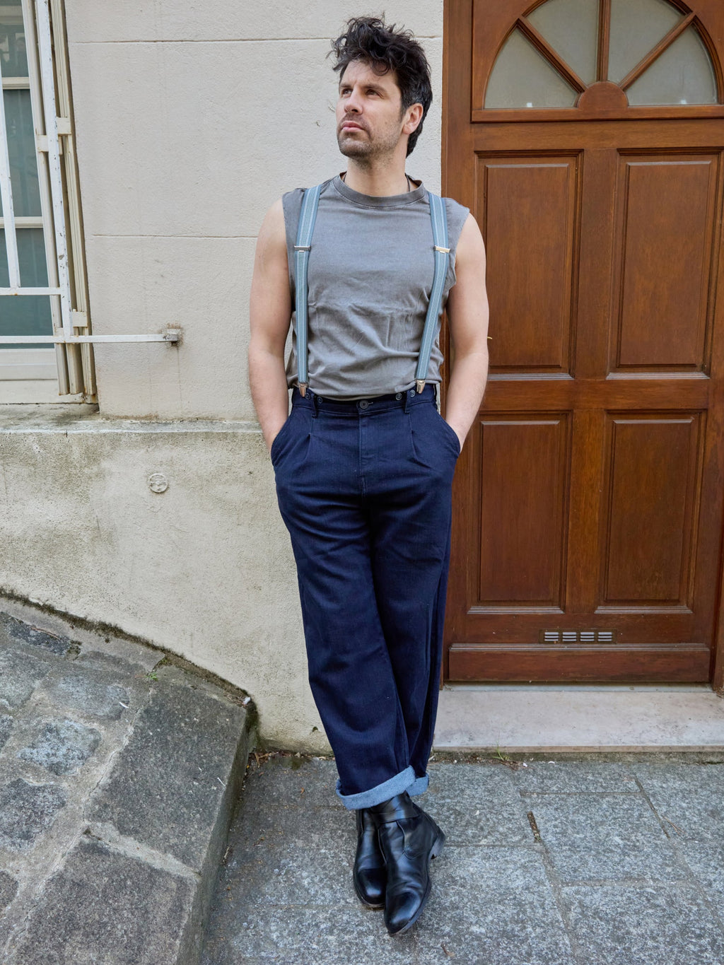 Bretelles à bandes - Pierrot