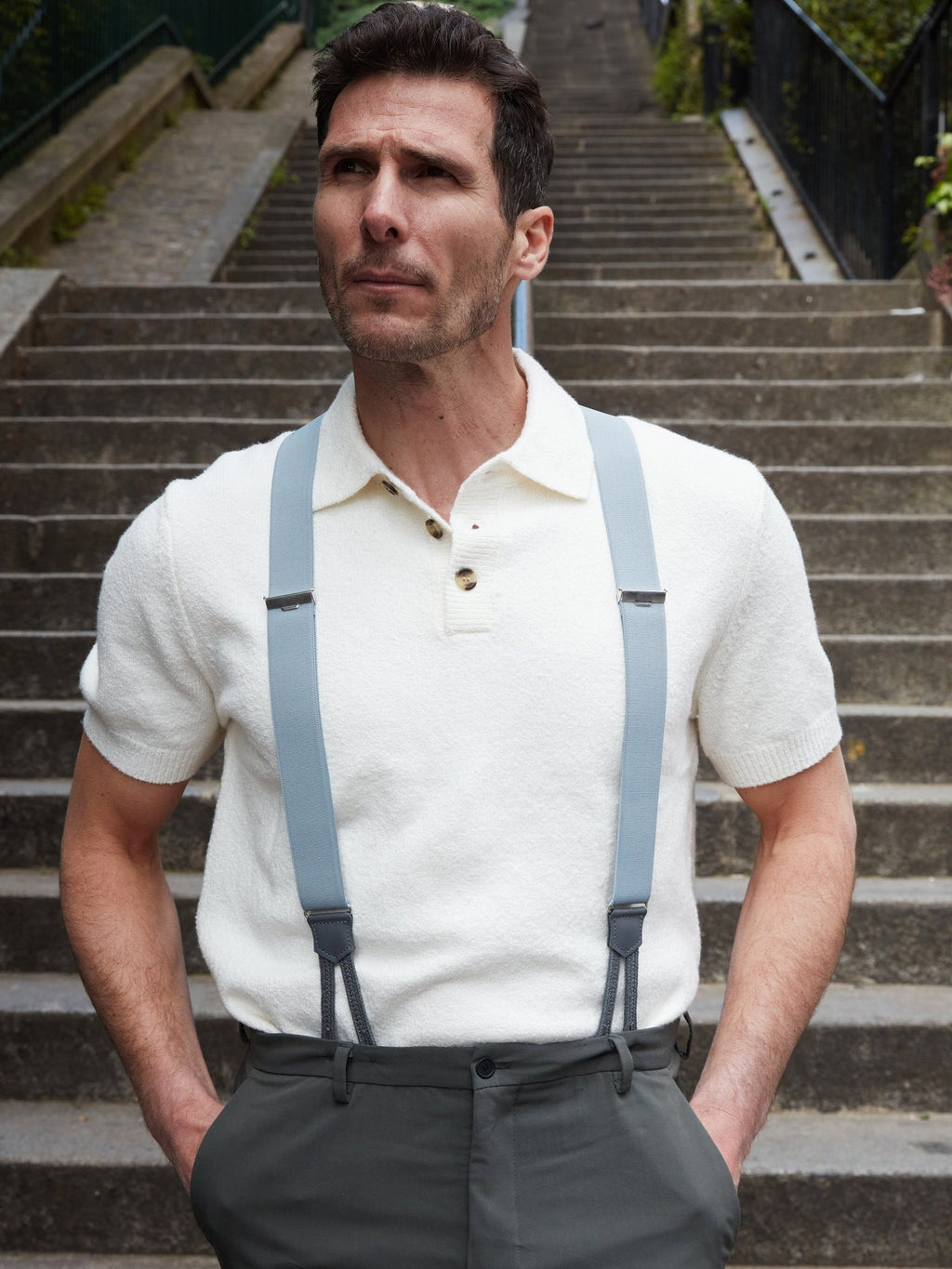 Bretelles à Boutons - Pierrot