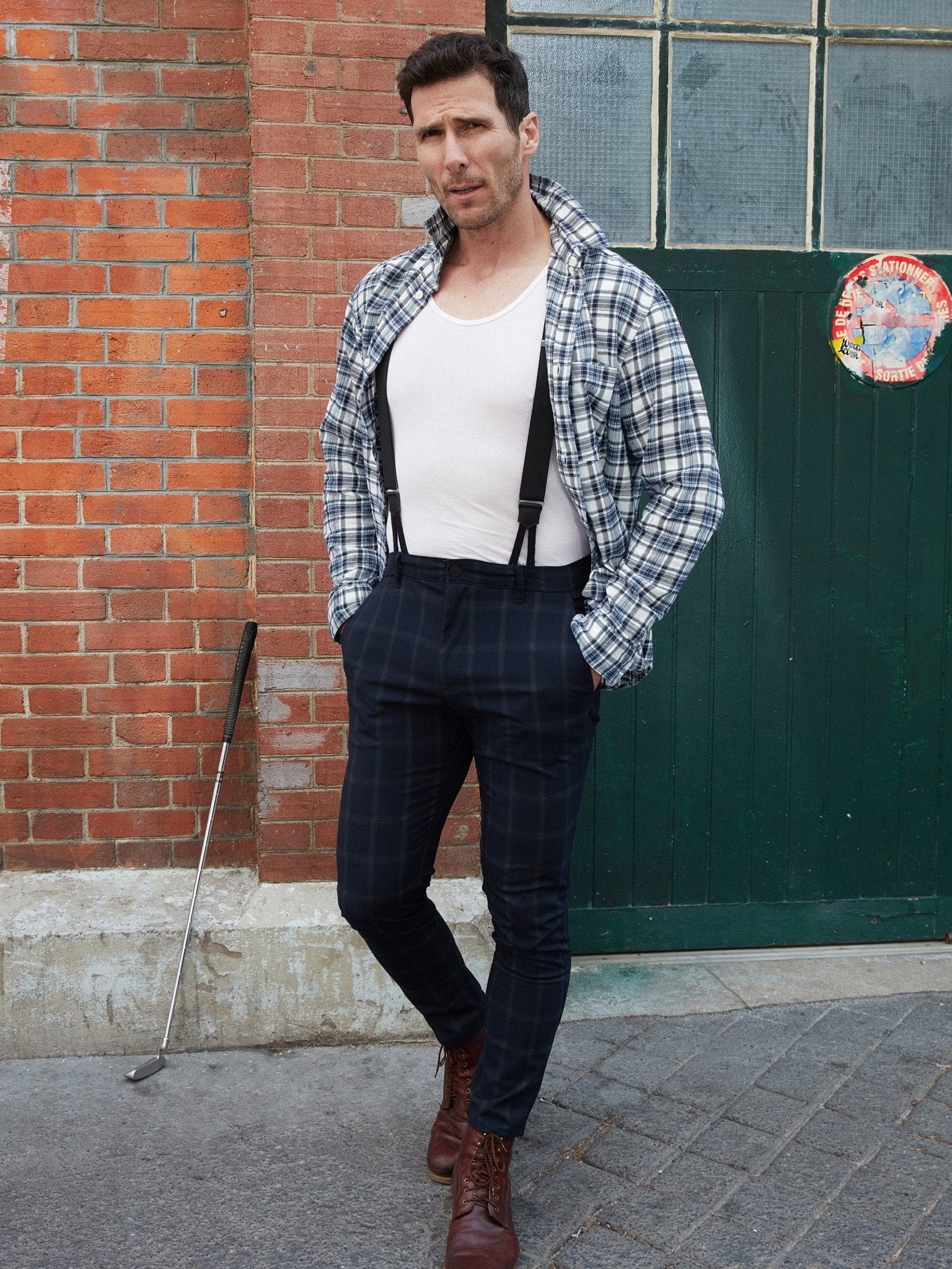 Bretelles à Boutons - Pierrot