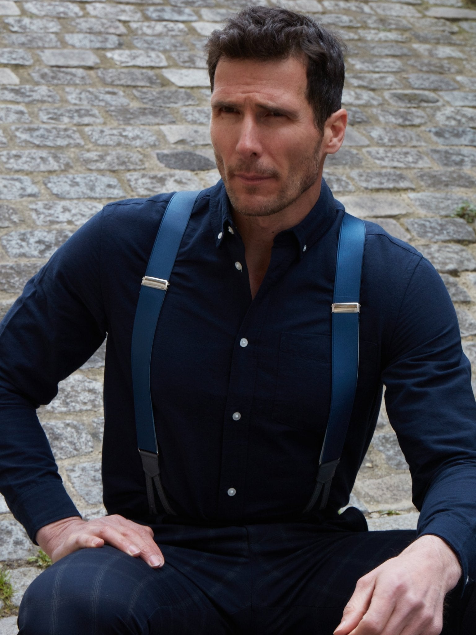 Bretelles à Boutons - Pierrot