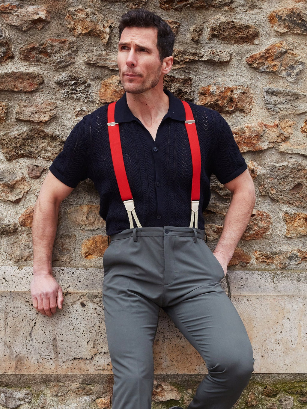 Bretelles à Boutons - Pierrot