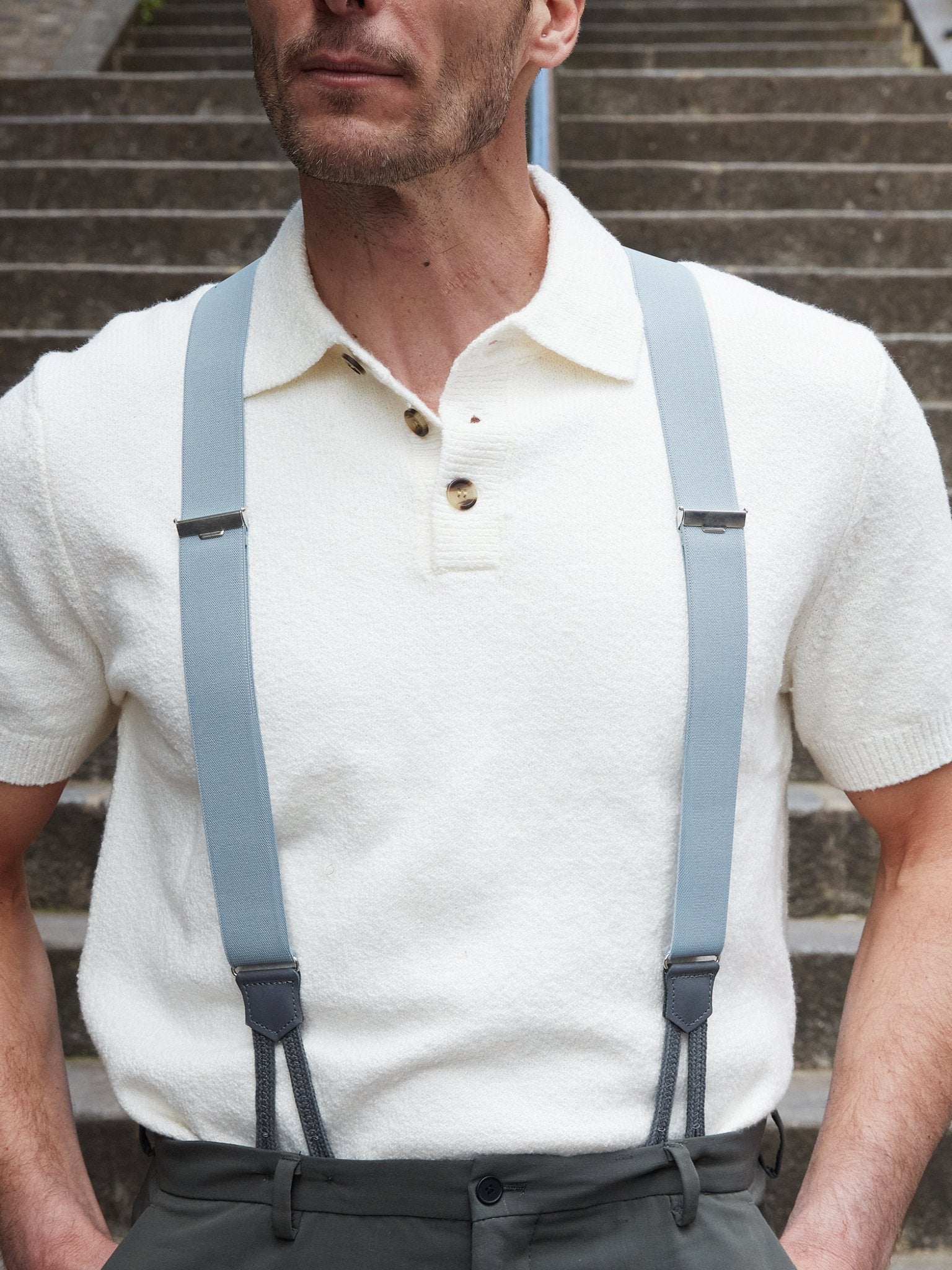 Bretelles à Boutons - Pierrot