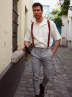 Bretelles à Carreaux Classiques - Pierrot