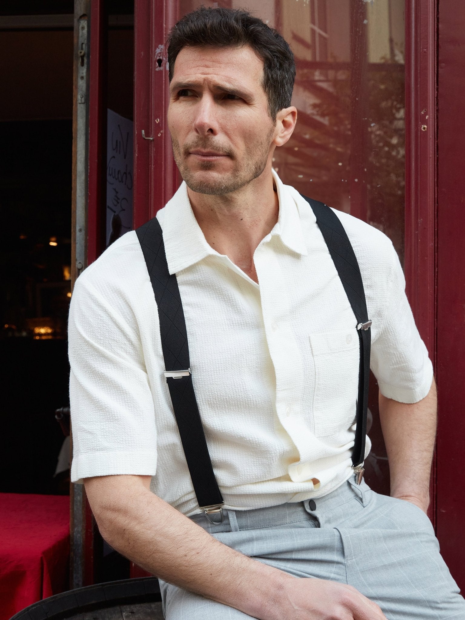 Bretelles à Carreaux Classiques - Pierrot