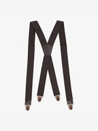 Bretelles à Carreaux Finitions Cuir - Pierrot