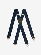 Bretelles à Carreaux Finitions Cuir - Pierrot