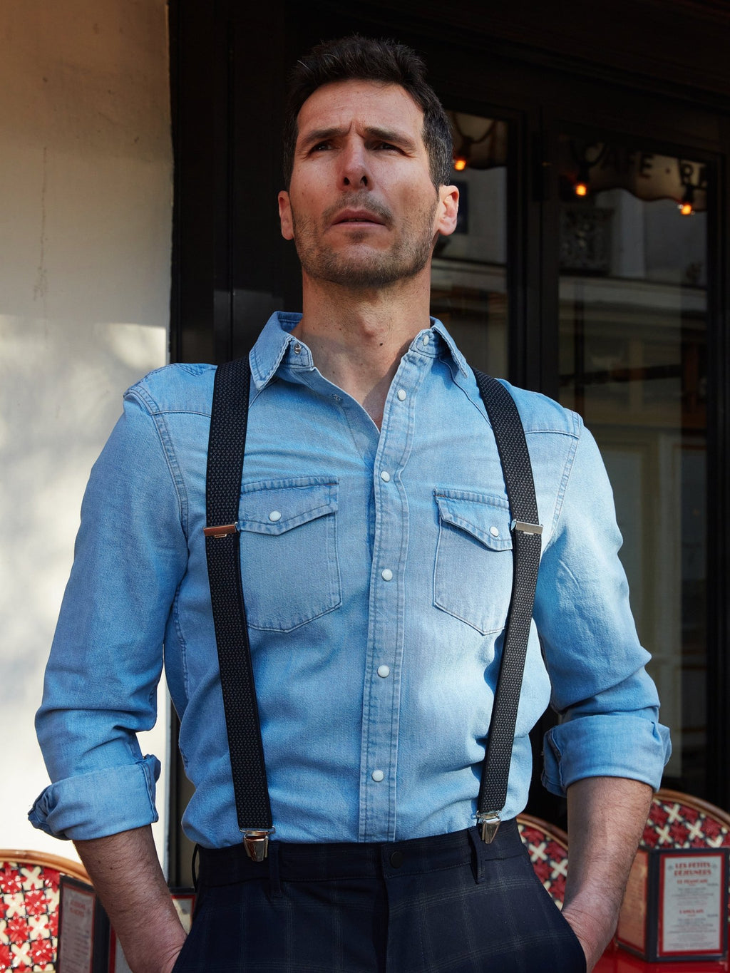 Bretelles à Motifs Classiques - Pierrot