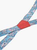 Bretelles à Motifs Finitions Cuir Vertical x Pierrot - Pierrot