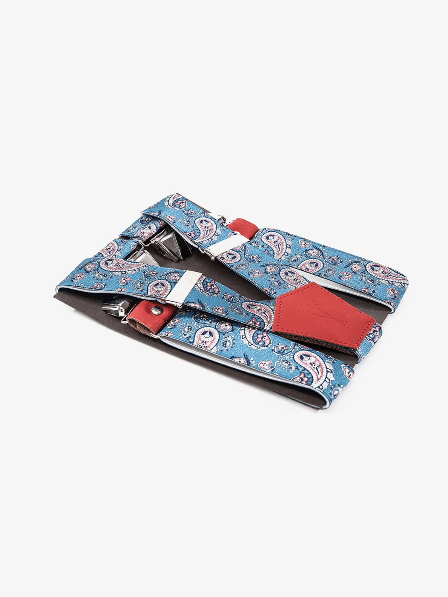 Bretelles à Motifs Finitions Cuir Vertical x Pierrot - Pierrot