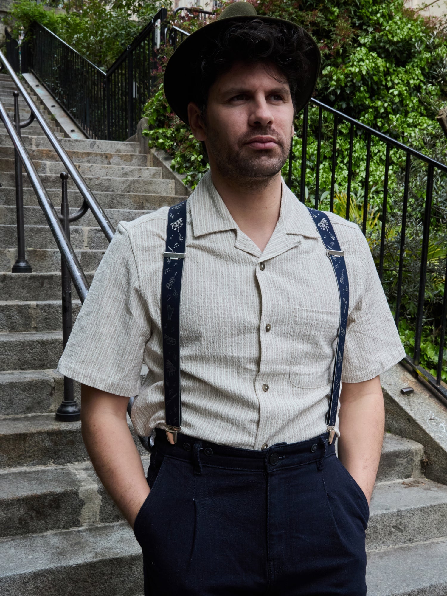 Bretelles à Motifs Rayonne - Pierrot