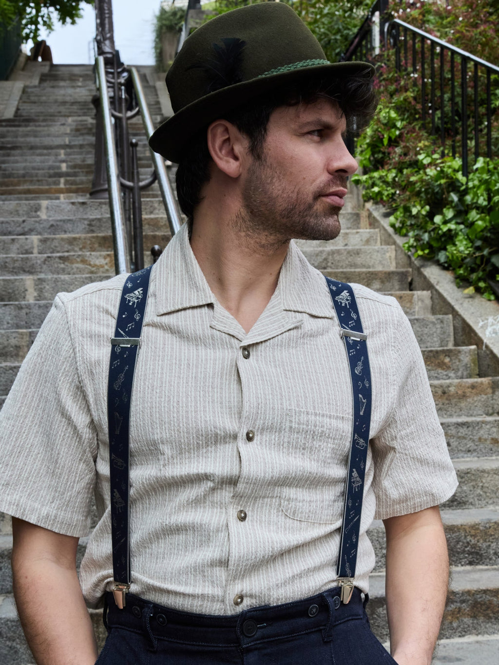 Bretelles à Motifs Rayonne - Pierrot