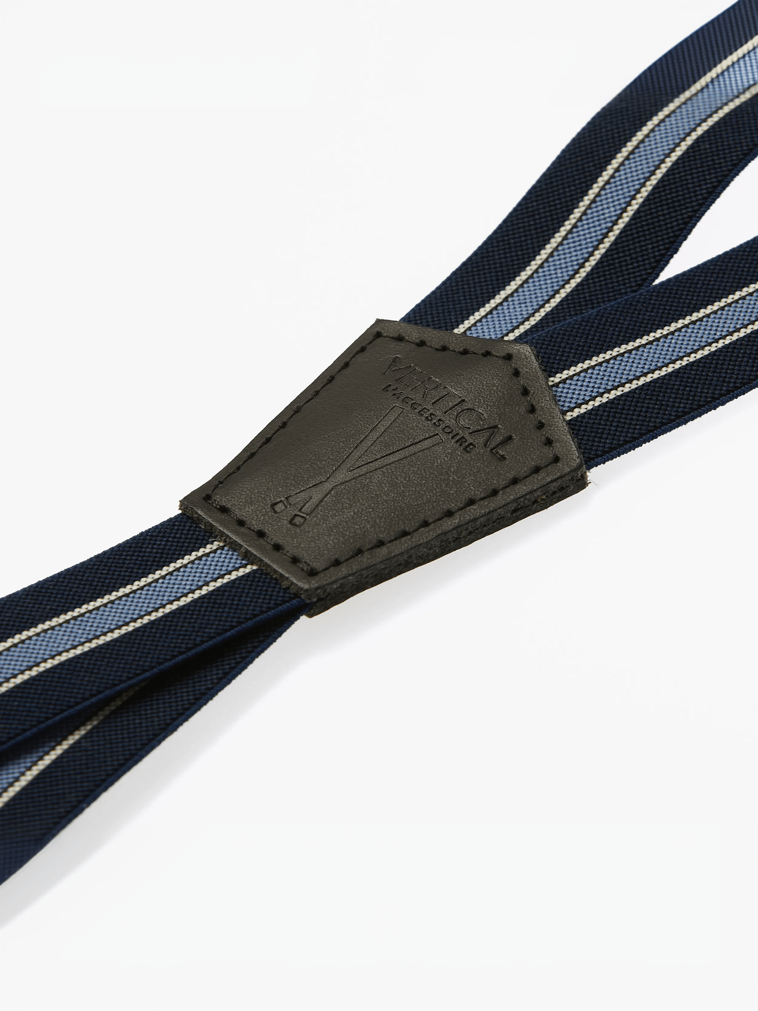 Bretelles Fines à Bandes Finitions Cuir Vertical x Pierrot - Pierrot