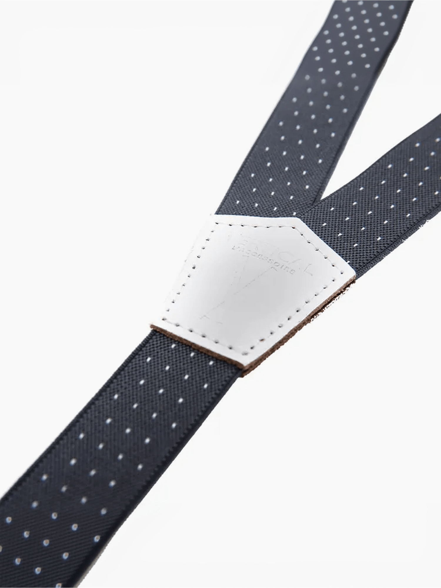 Bretelles Fines à Pois Finitions Cuir Vertical x Pierrot - Pierrot