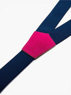 Bretelles Fines Unies Finitions Cuir Vertical x Pierrot - Pierrot