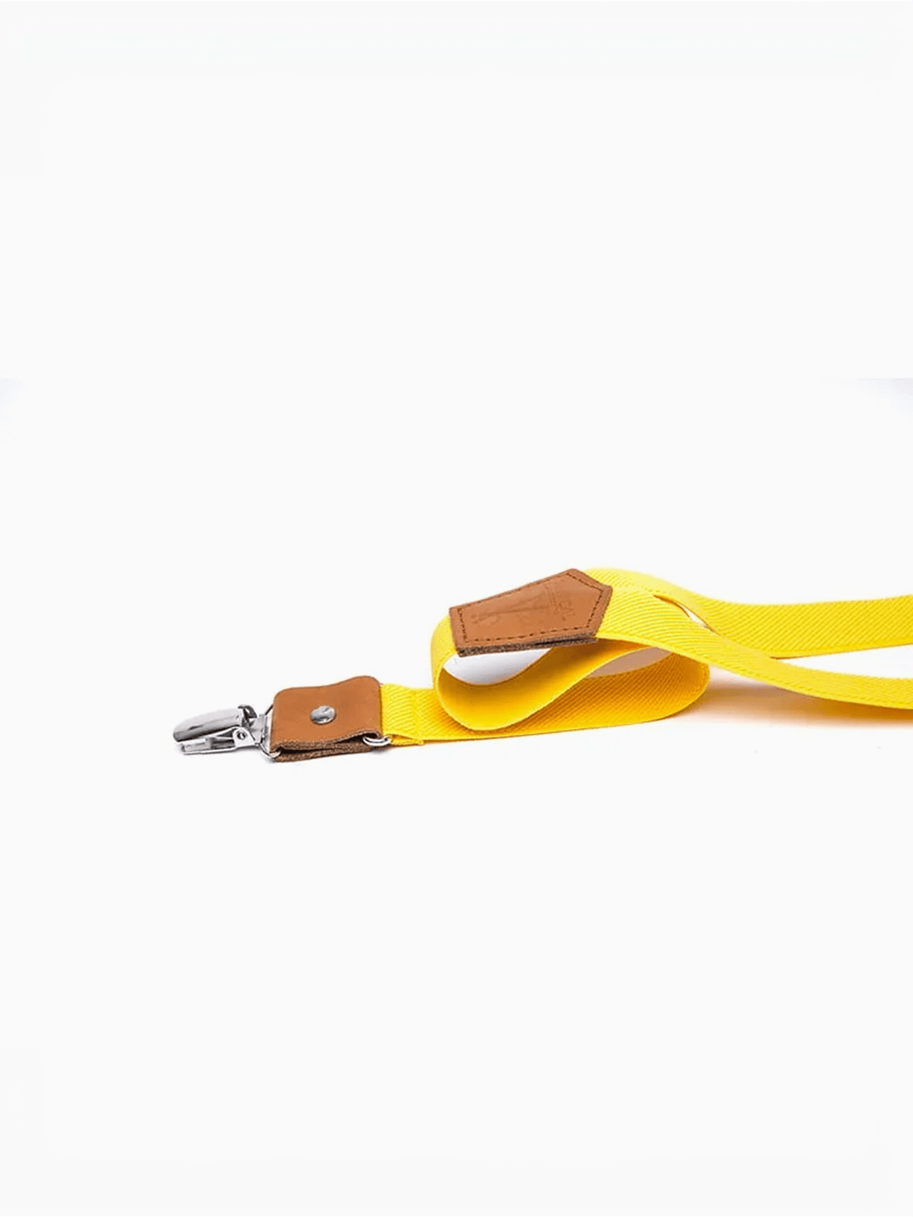 Bretelles Fines Unies Finitions Cuir Vertical x Pierrot - Pierrot