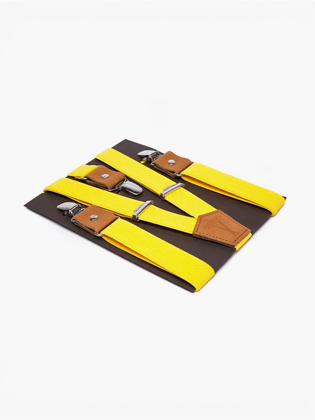 Bretelles Fines Unies Finitions Cuir Vertical x Pierrot - Pierrot