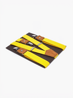 Bretelles Fines Unies Finitions Cuir Vertical x Pierrot - Pierrot