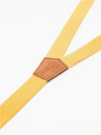 Bretelles Fines Unies Finitions Cuir Vertical x Pierrot - Pierrot