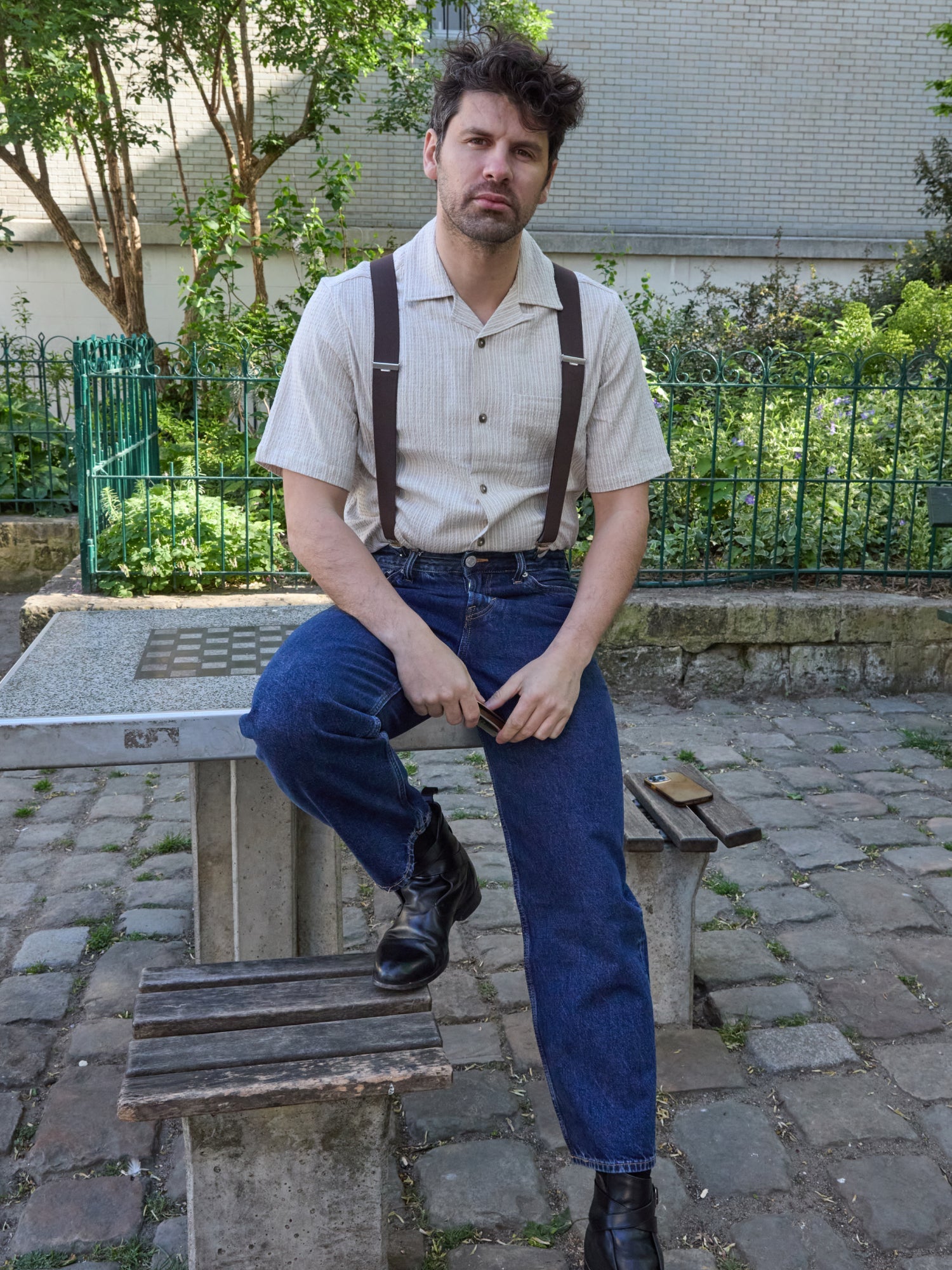 Bretelles Unies Classiques - Pierrot