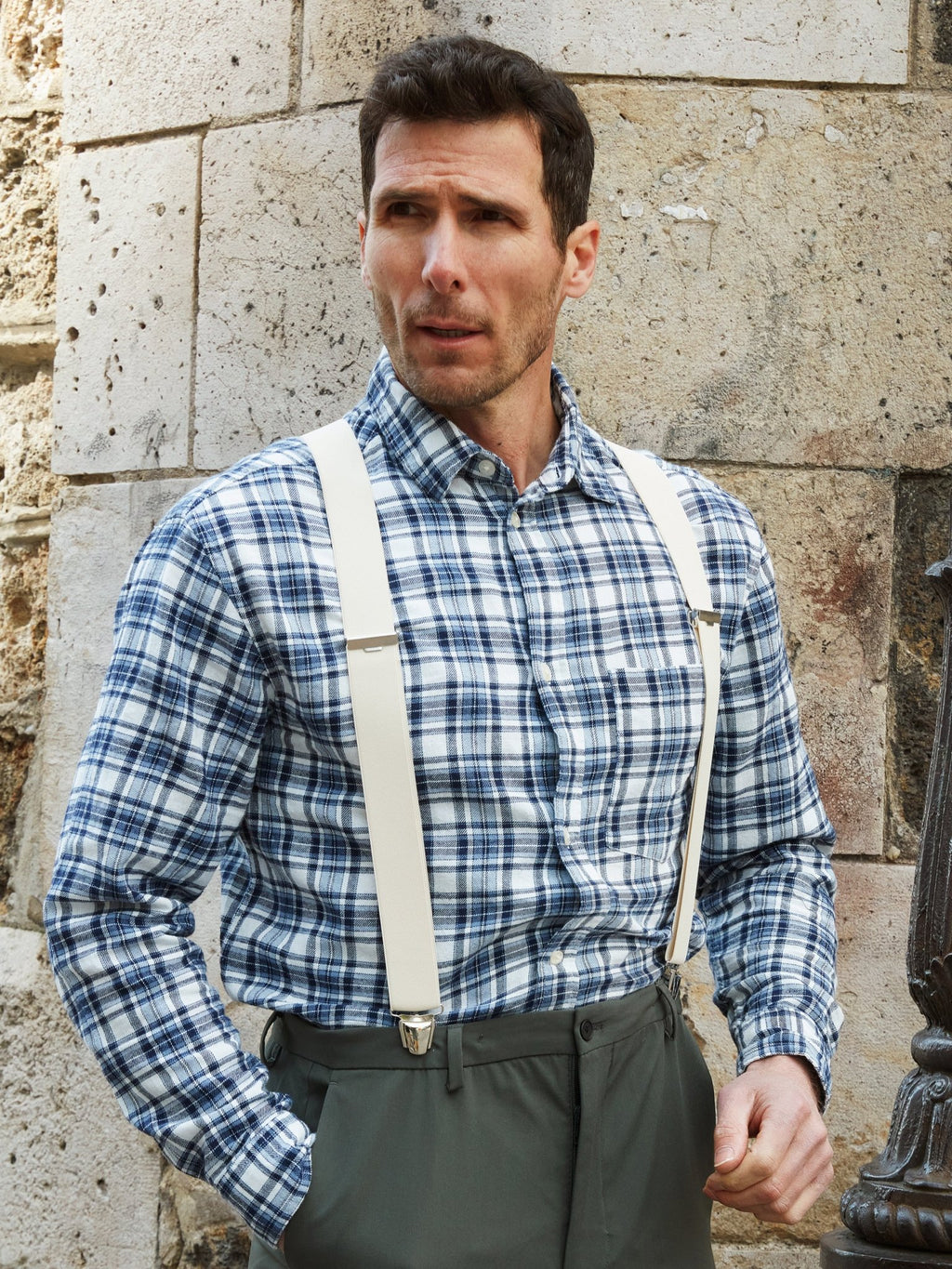 Bretelles Unies Classiques - Pierrot