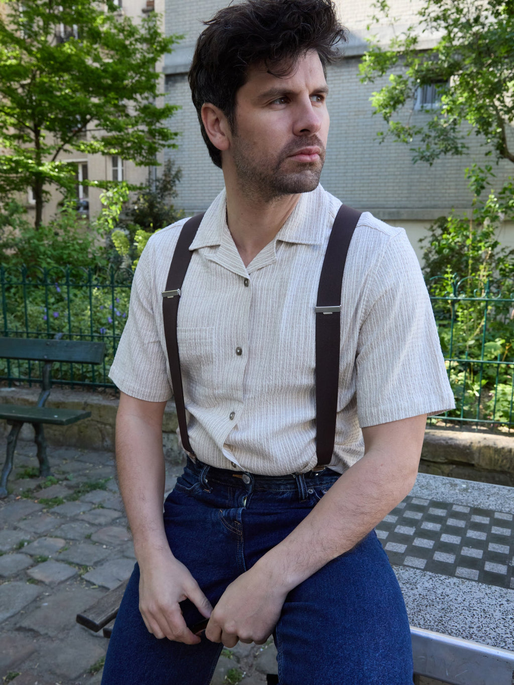 Bretelles Unies Classiques - Pierrot