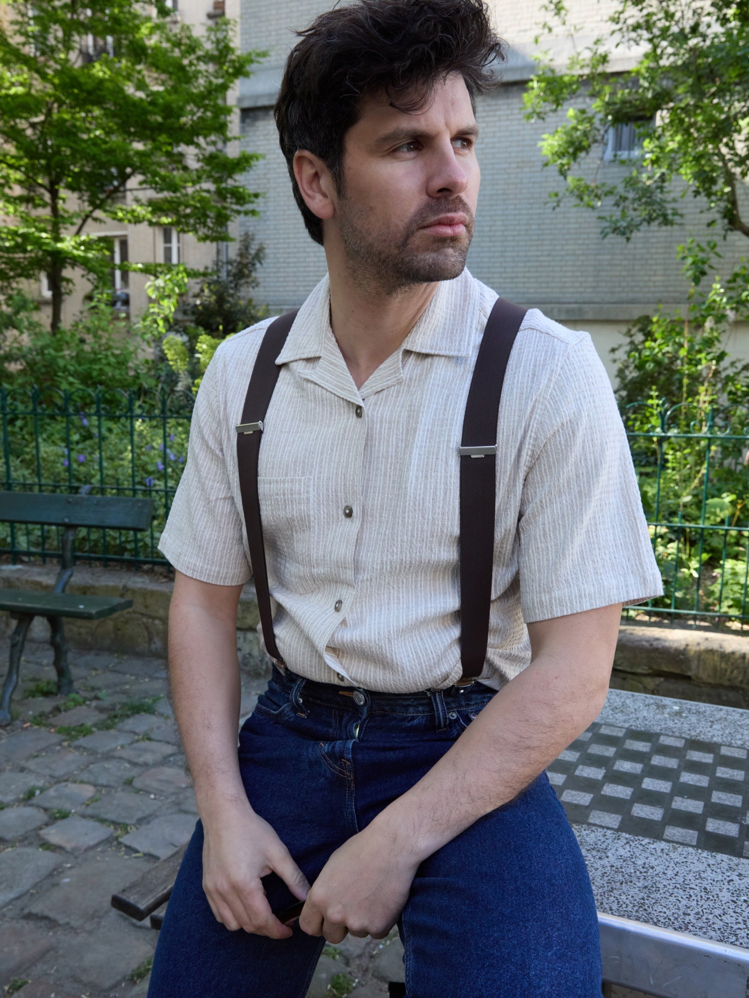 Bretelles Unies Classiques - Pierrot