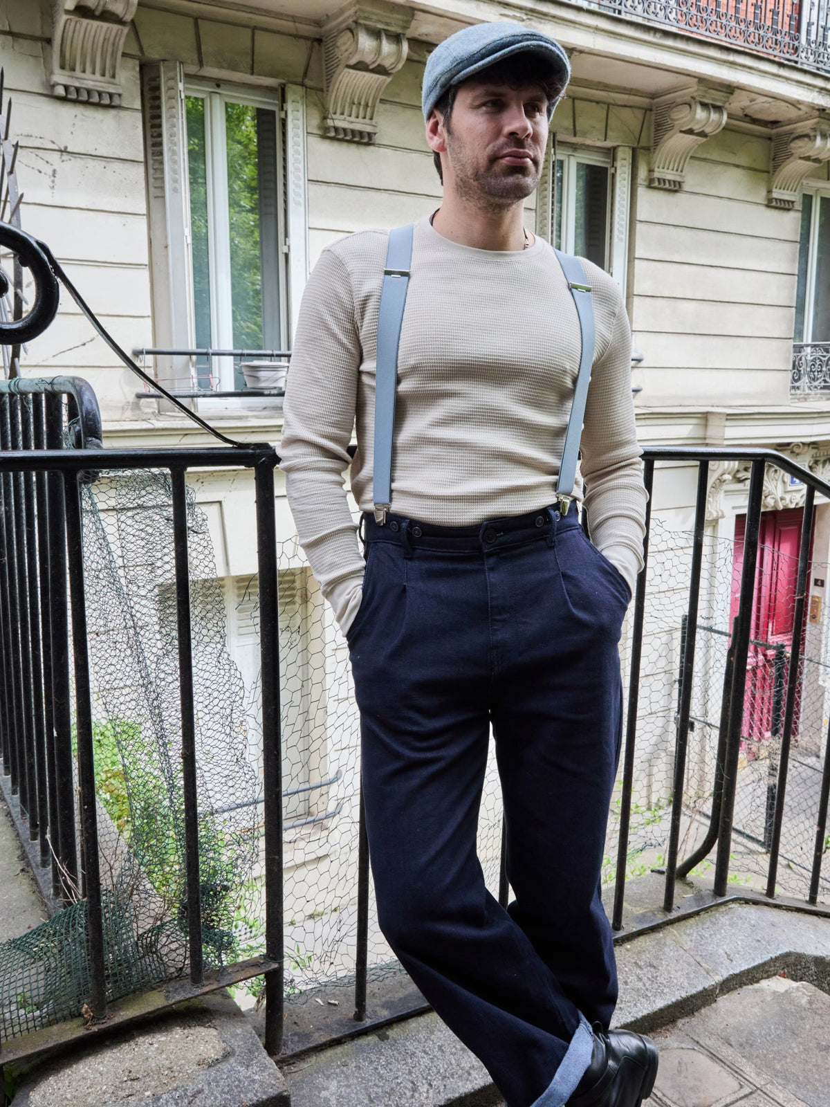 Bretelles Réglables Unies Néon Avec Crâne Et Piano - Unisexe - Pour Déguisement Ou Style Alternatif