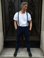 Bretelles Unies Classiques Vertical x Pierrot - Pierrot