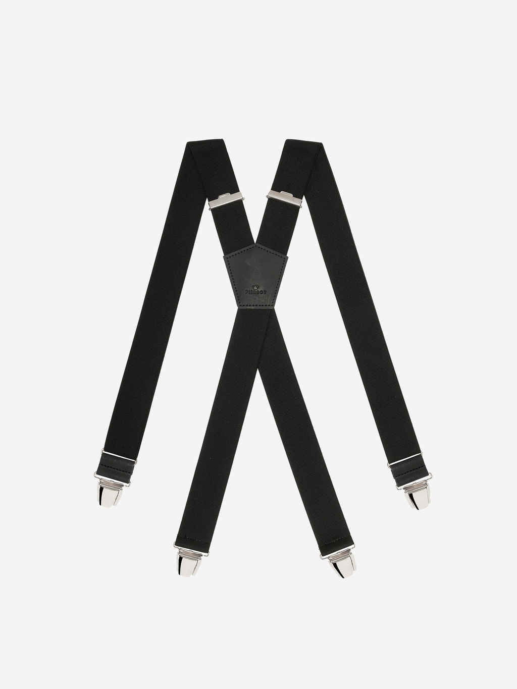 Bretelles Unies Finitions Cuir - Pierrot