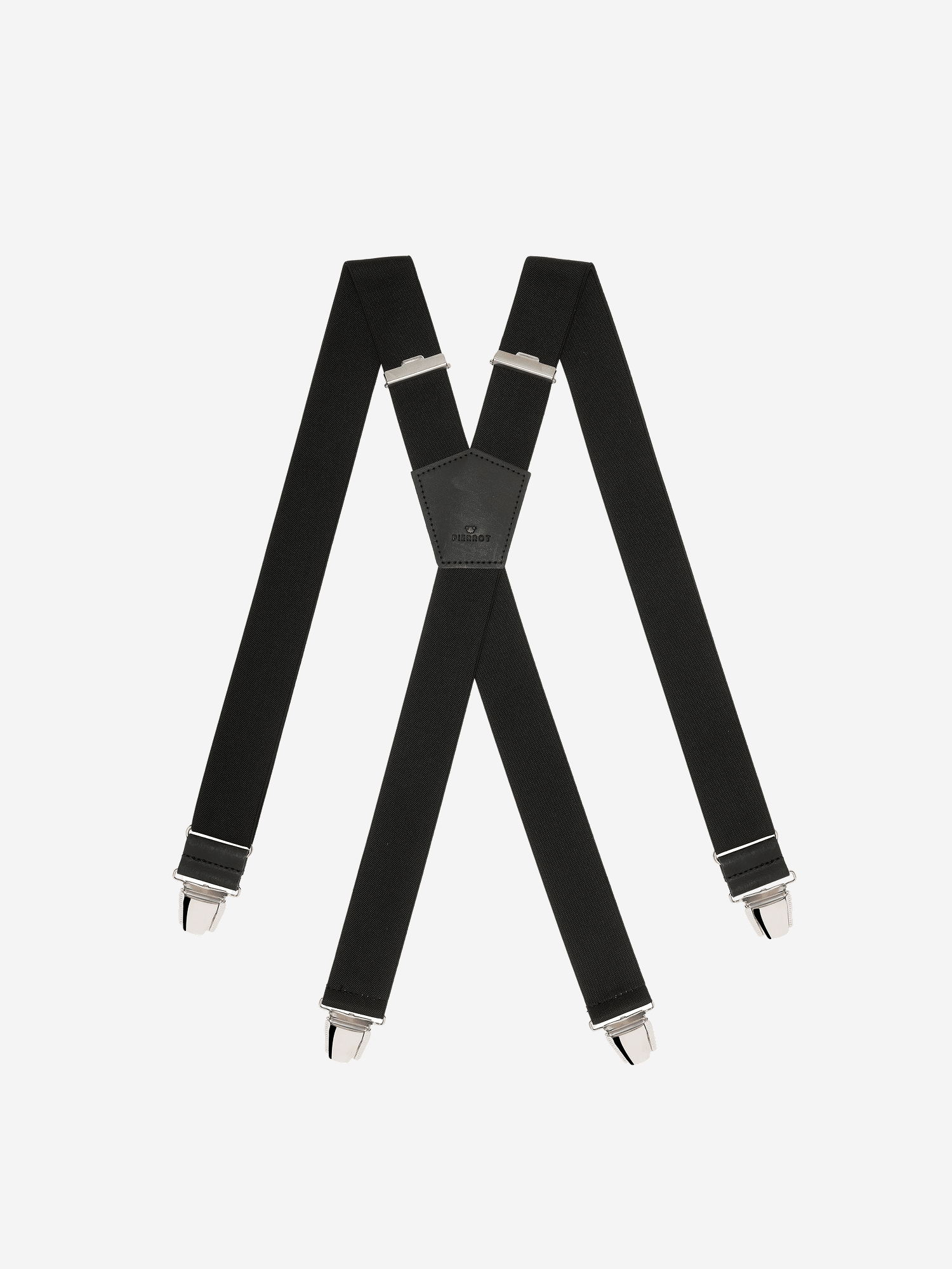 Bretelles Unies Finitions Cuir - Pierrot