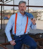 Bretelles Unies Finitions Cuir - Pierrot