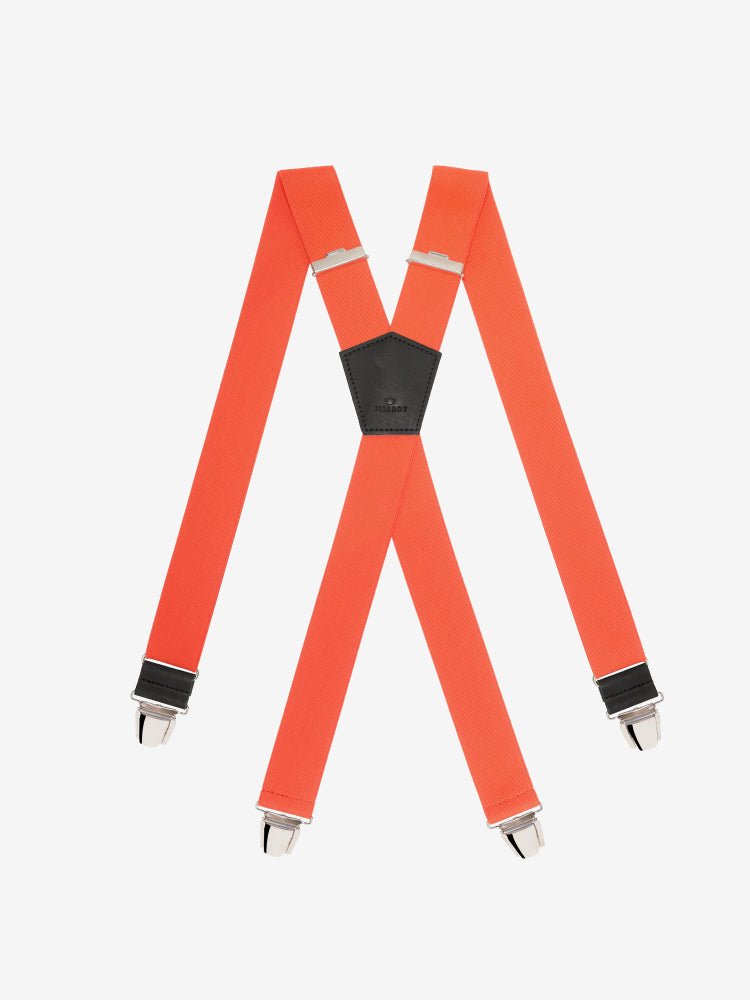 Bretelles Unies Finitions Cuir - Pierrot