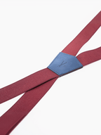 Bretelles Unies Finitions Cuir Vertical x Pierrot - Pierrot