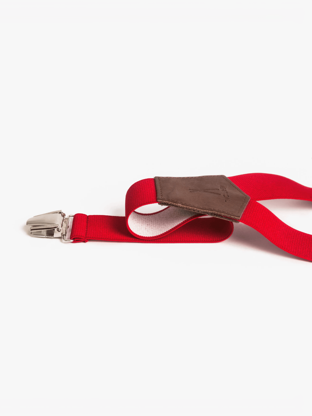 Bretelles Unies Finitions Cuir Vertical x Pierrot - Pierrot