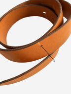 Ceinture en cuir Camel à boucle interchangeable Pierrot x Vertical