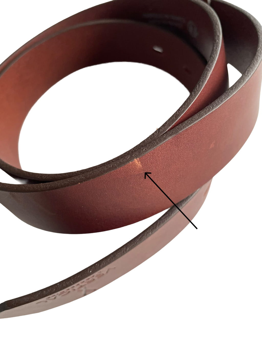 Ceinture en cuir Cognac à boucle interchangeable Pierrot x Vertical