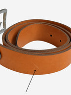 Ceinture en cuir Camel Pierrot x Vertical
