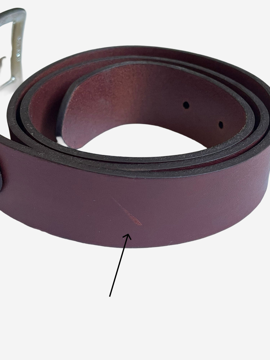Ceinture en Cuir Cognac Pierrot x Vertical