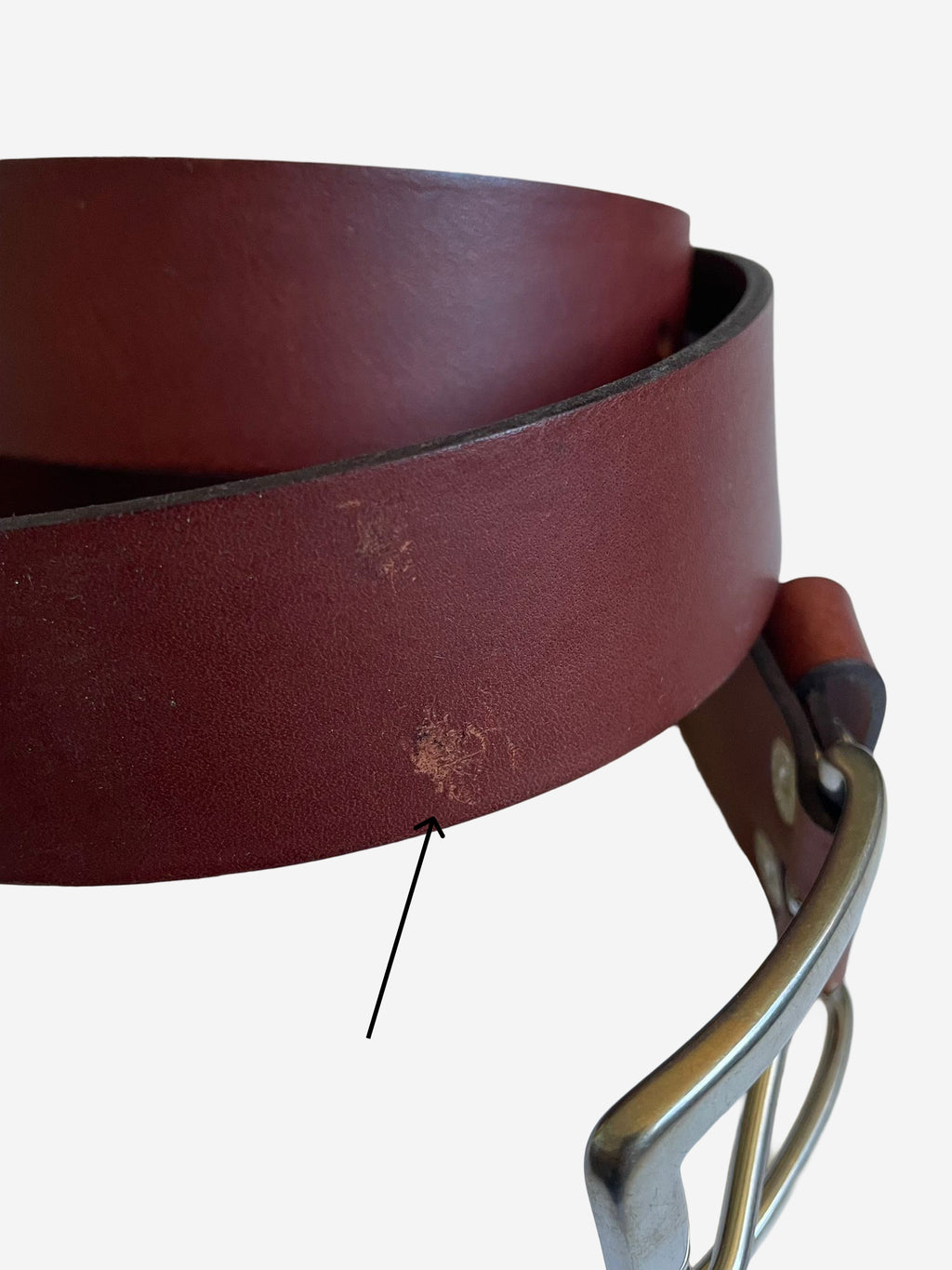 Ceinture en Cuir Cognac Pierrot x Vertical