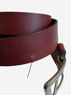 Ceinture en Cuir Cognac Pierrot x Vertical