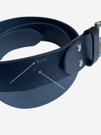 Ceinture en cuir Noir Pierrot x Vertical