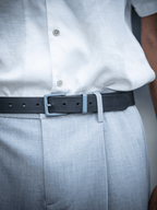 Ceinture en Cuir + 1 boucle colorée au choix - Pierrot