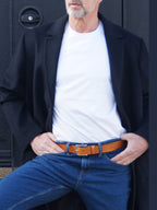 Ceinture en cuir - Pierrot