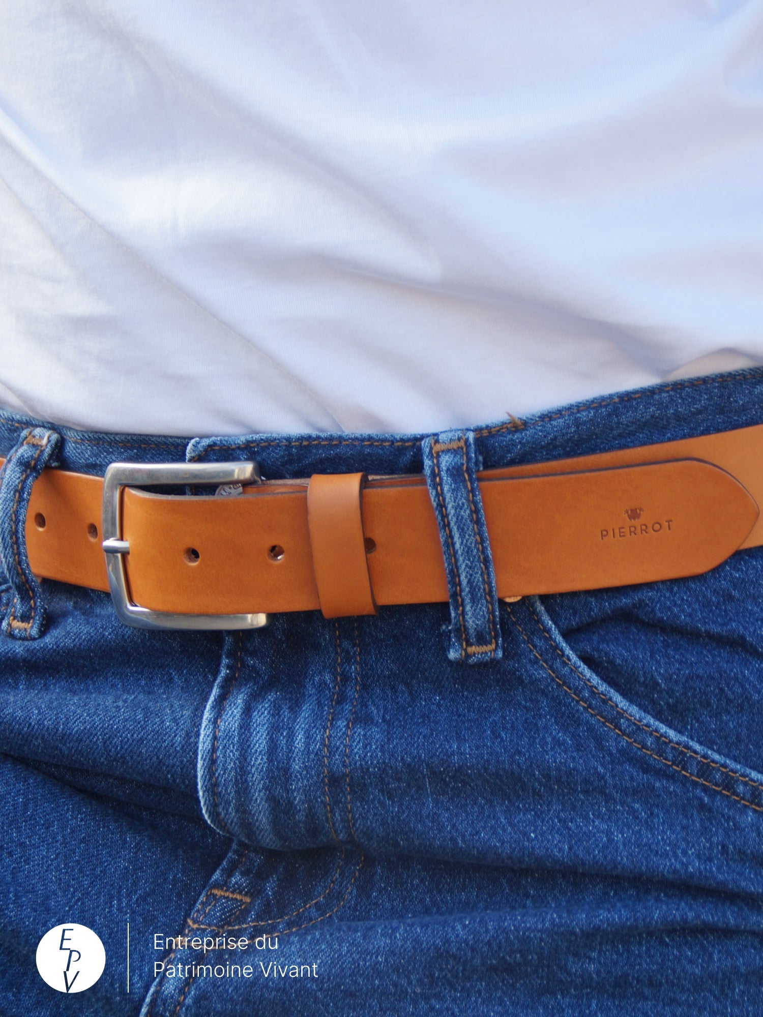 Ceinture en cuir - Pierrot