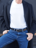 Ceinture en cuir - Pierrot