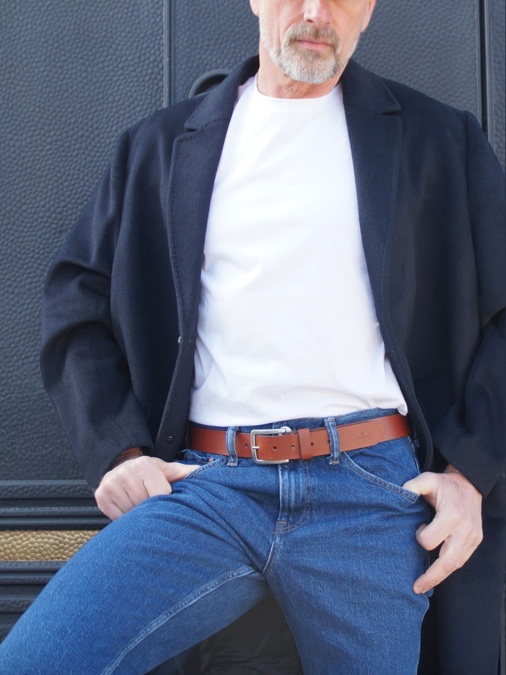 Ceinture en cuir - Pierrot