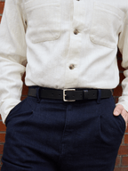 Ceinture en Cuir Vertical x Pierrot - Pierrot