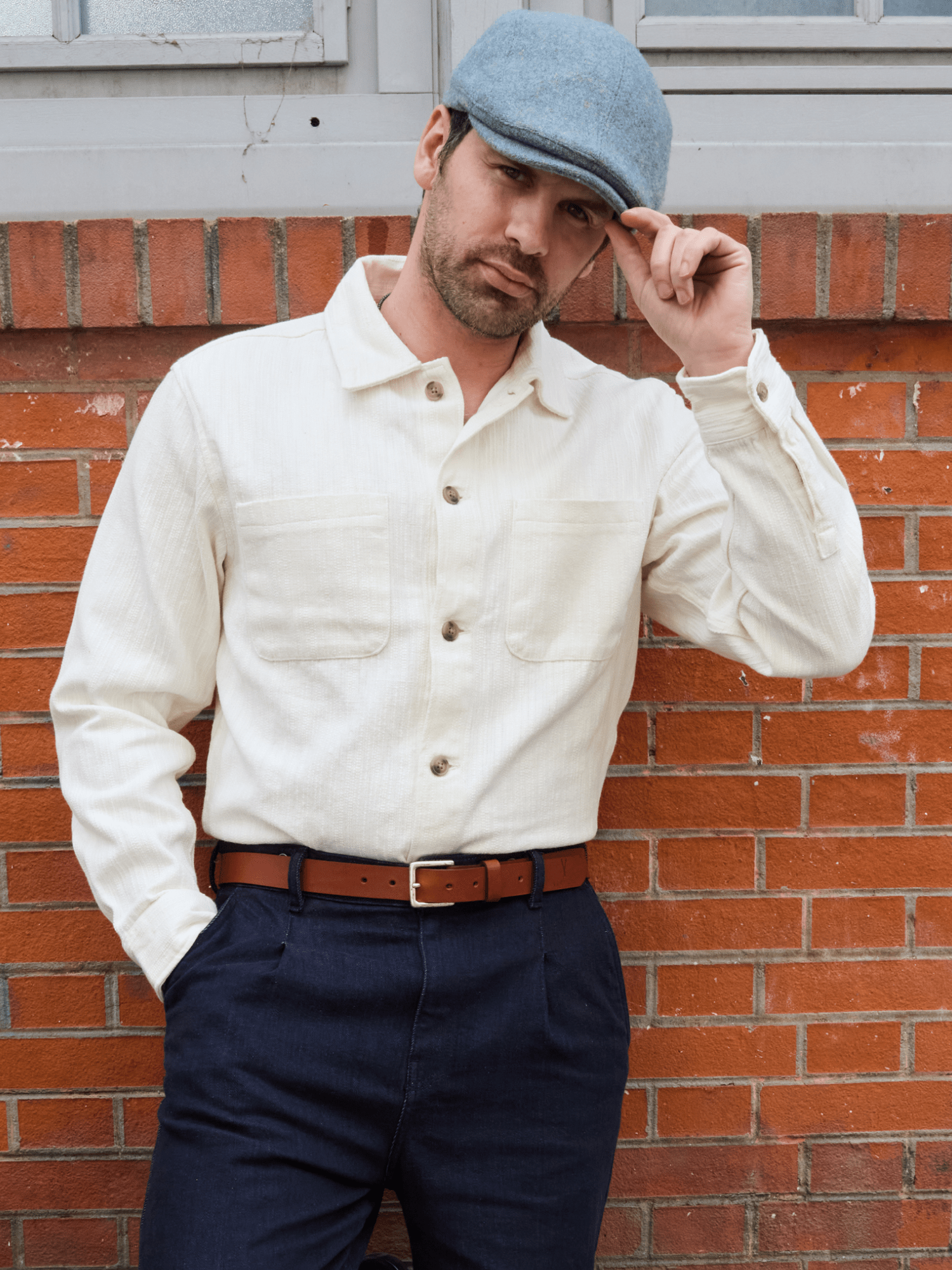 Ceinture en Cuir Vertical x Pierrot - Pierrot